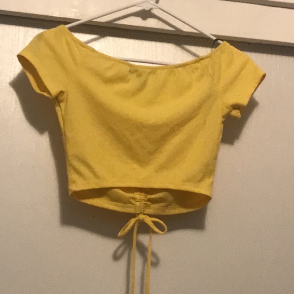 Forever 21 yellow crop top - Picture 6 of 6